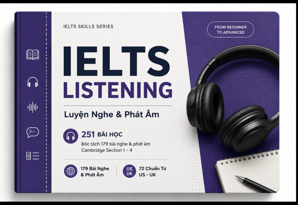 IELTS Listening 3D Concept