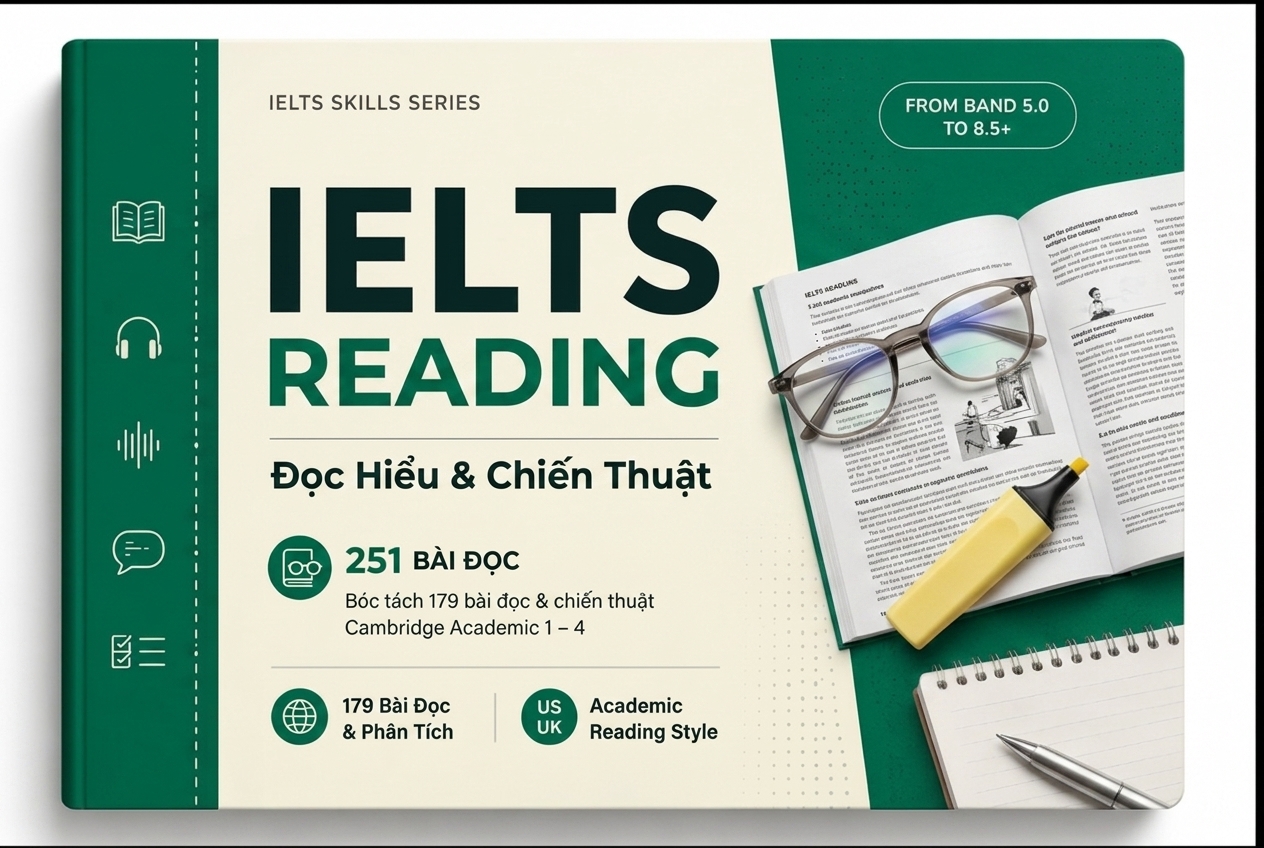 IELTS Reading 3D Concept