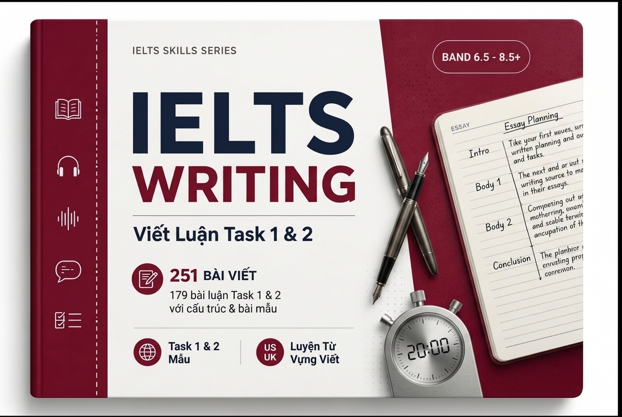 IELTS Writing 3D Concept